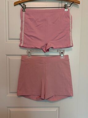 Shorts, pink (2 pair included) size girls 14